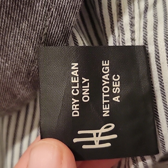 NWT HOWE CREATES XL grey button-down shirt. 100% cotton - Picture 5 of 5